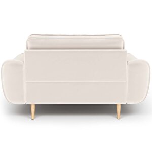 Klem Loveseat Ahşap Ayak - Kadife