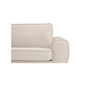 Klem Loveseat Ahşap Ayak - Kadife