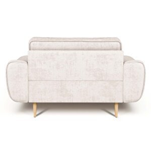 Klem Loveseat Ahşap Ayak - Fitilli Kadife