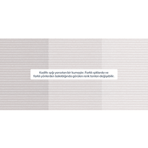 Klem Loveseat Ahşap Ayak - Fitilli Kadife