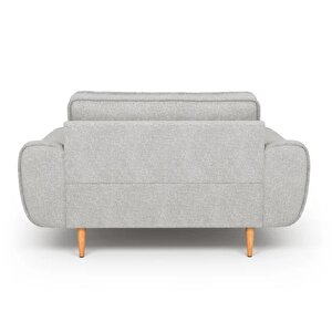Klem Loveseat Ahşap Ayak - Keten