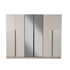 Ren 6 Kapaklı Gardırop %100 Mdf | Ücretsiz Teslimat Ve Kurulum