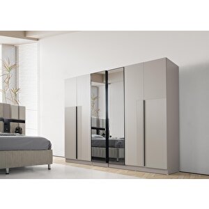 Ren 6 Kapaklı Gardırop %100 Mdf | Ücretsiz Teslimat Ve Kurulum