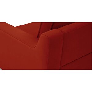 Klem Slim Tekli Koltuk Ahşap Ayak - Kadife