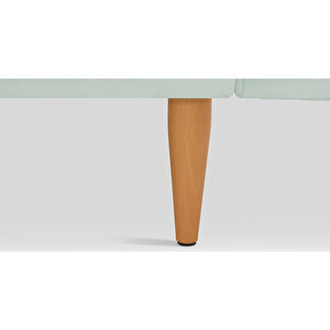 Klem Slim Loveseat Ahşap Ayak - Kadife