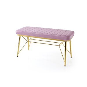 Ahtapot Sırtsız Bench Puf 40cmx95cm Gold