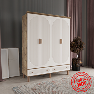 Soho Aytaşı 4 Kapak Gardırop Tamamı Mdf