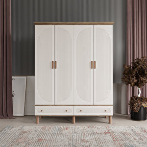 Soho Aytaşı 4 Kapak Gardırop Tamamı Mdf