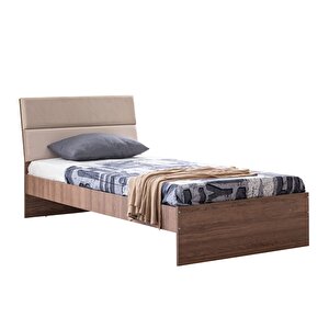 Milano Genç Odası - 3 Kapaklı Aynalı Dolap, Karyola, Komodin, Çalışma Masası, Şifonyer, Kitaplık