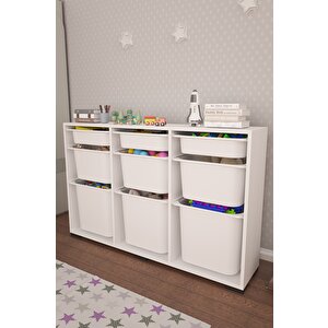 Bofi Ultra 3+3+3 Sepetli Çok Amaçlı Mutfak Kiler Dolabı