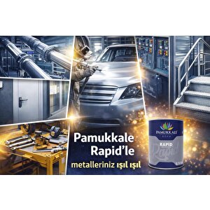 Pamukkale 1470 Rapid Endüstriyel Boya 50 Gloss 15 Kg Caterpillar Sarı Ral 2000