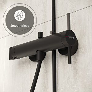Vitra Origin A4261936wtc Banyo Bataryası, Mat Siyah