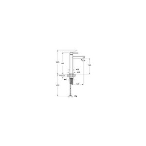 Vitra Origin A4255729 yüksek lavabo Bataryası, Soft Bakır