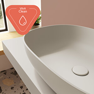 Vitra Outline Çanak Lavabo Mat Bej 60 Cm 5995b420-0016