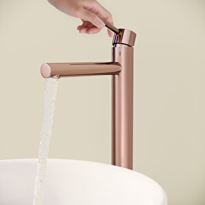 Vitra Origin A4255829 çanak lavabo Bataryası, Soft Bakır