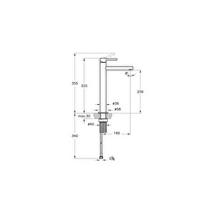 Vitra Origin A4255829 çanak lavabo Bataryası, Soft Bakır