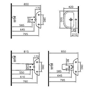 Vitra S20 Lavabo 50 Cm 5501l003-0001