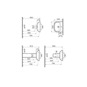 Vitra S20 Lavabo 50 Cm 5501l003-0001