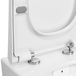 Vitra Nest 89-003r009 Klozet Kapağı, Yavaş Kapanır, Kolay Çıkabilir, Beyaz