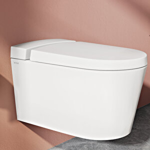 Vitra Nest 89-003r009 Klozet Kapağı, Yavaş Kapanır, Kolay Çıkabilir, Beyaz
