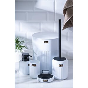 Astoria Akrilik 5 Parça Banyo Seti - Beyaz