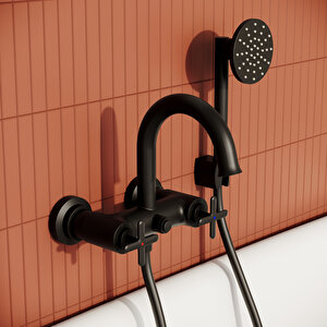 Vitra Origin Classic a4289336 Banyo Bataryası, Mat Siyah