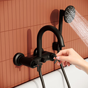 Vitra Origin Classic a4289336 Banyo Bataryası, Mat Siyah