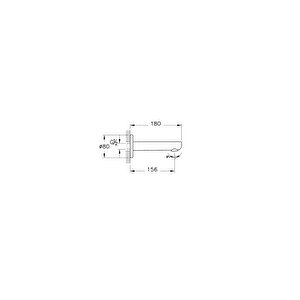 Root Round a43111 Çıkış Ucu, Krom