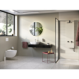 Vitra Root Round A42722 Lavabo Bataryası (sifon Kumandalı), Krom