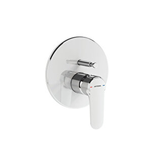 Root Round A42830 Ankastre Banyo Bataryası, Krom