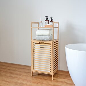 Bambu Sepetli̇ Banyo Rafi