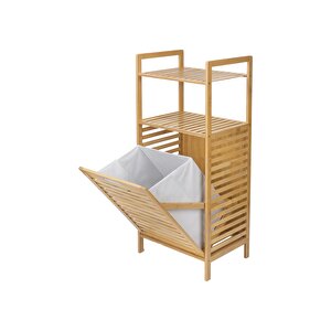 Bambu Sepetli̇ Banyo Rafi