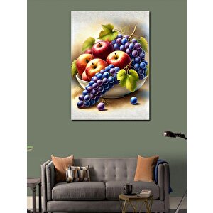 Kanvas Tablo Meyve Tabağı 50x70 cm