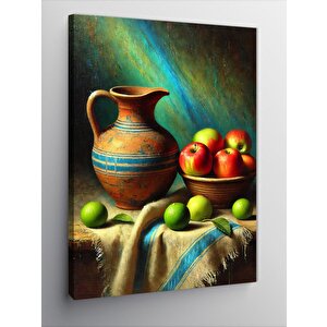 Kanvas Tablo Meyve Dolu Vazolar 70x100 cm