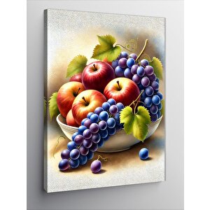 Kanvas Tablo Meyve Tabağı 70x100 cm