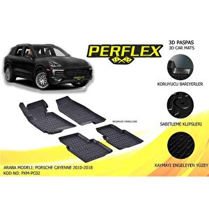 Paspas 3d Havuzlu Porsche Cayenne 2010-2018
