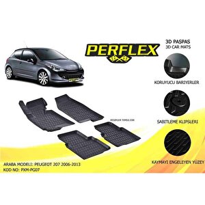 Paspas 3d Havuzlu Peugeout 207 2006-2013