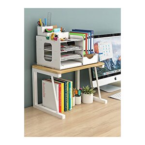 Yazıcı Sehpası - Atlantik Çam Beyaz 45x30