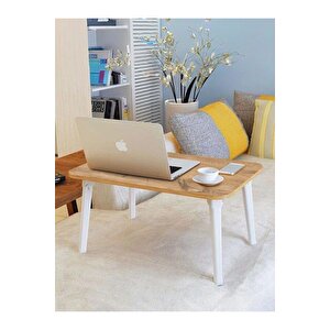 Koltuk Sehpası - Atlantik Çam - Oval Kenar 60x40
