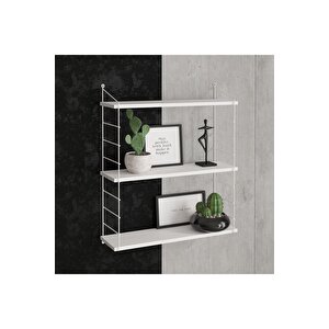 Armoni Raf Seti 3 Raflı 200x720met.beyaz+ahş.p.beyaz 015 0010 085 020 76
