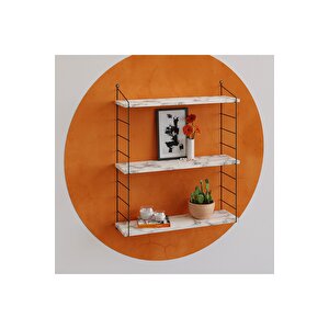 Armoni̇ Raf Seti̇ 3 Rafli 200*720 Carrara Marble