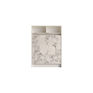 Bracked Çok Fonksi̇yonlu Masa Carrara Marble