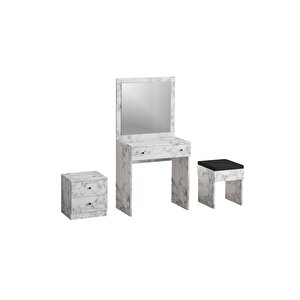 Ni̇ce Makyaj Masasi Carrara Marble