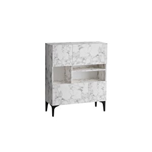 Kri̇sta Konsol Carrara Marble