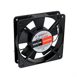 Plasti̇m 120x120x25mm 220vac Bi̇lezi̇kli̇ Aksi̇yel Fan