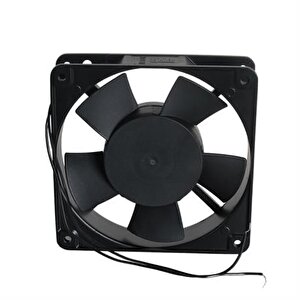 Plasti̇m 120x120x25mm 220vac Bi̇lezi̇kli̇ Aksi̇yel Fan