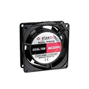 80x80x25mm 220v Ac Bi̇lezi̇kli̇ Aksi̇yel Fan