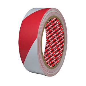 Yer İşaretleme Bandi 50mmx33m (kirmizi-beyaz)