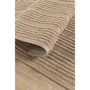 Natura 6662 %100 Doğal Jüt Kilim Bej Renkli Yumuşak Dokulu Şık Tasarımlı Kilim Modern Dokuma Kilim