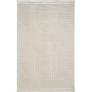 Stone 1090 Bej Kaymaz Taban Koridor Halısı Kesme Yolluk Mutfak Halısı Modern Salon Halısı 120x180 cm
